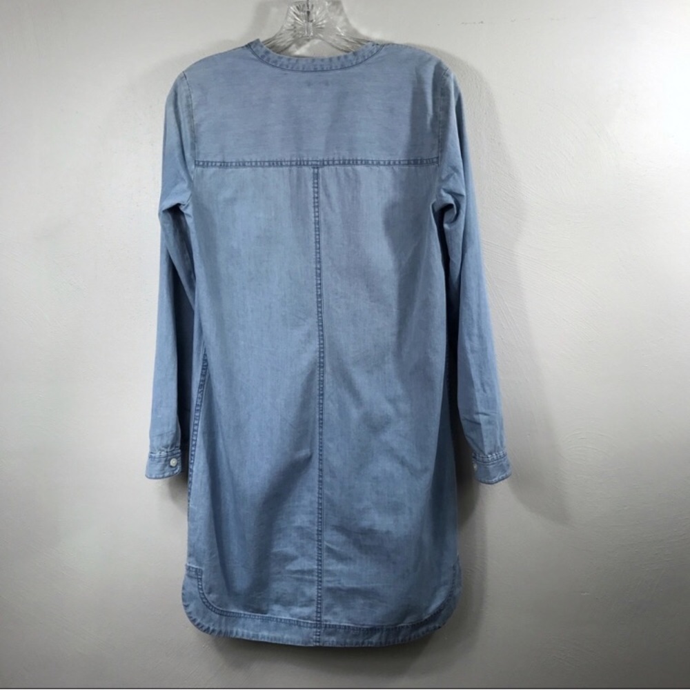 ❌SOLD❌J. Crew Indigo Denim Shirt Dress - Picture 6 of 6